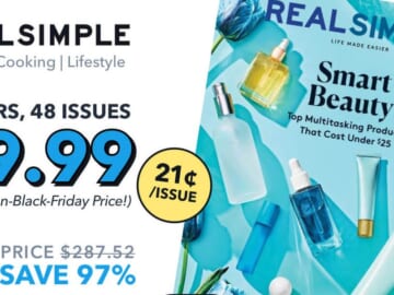 4 Years of Real Simple Magazine for $9.99!!