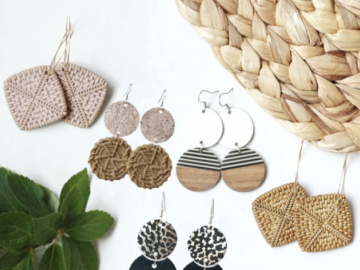 Beautiful Rattan Inspired Earrings for just $7.99 shipped!