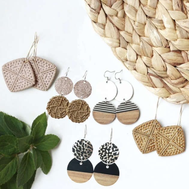 Beautiful Rattan Inspired Earrings for just $7.99 shipped!