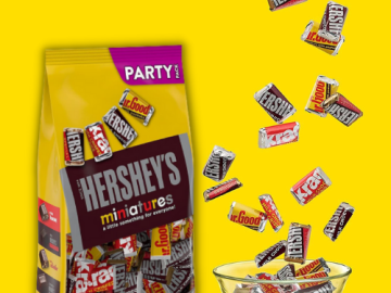 HERSHEY’S Miniatures Assorted Candy 2+Lbs HUGE Bag as low as $8.49 Shipped Free (Reg. $15.99)