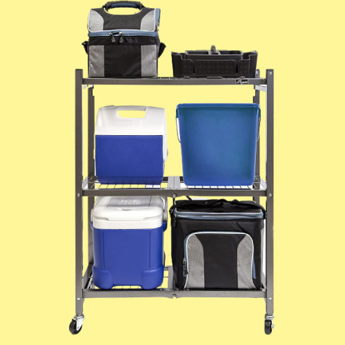 Today Only! Heavy Duty 3-Shelf Foldable Storage Unit $65.99 Shipped Free (Reg. $90) – 5K+ FAB Ratings! Unfolds in 5 Seconds, Holds up to 750 Pounds