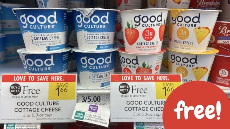 Get 2 FREE Good Culture Cottage Cheese Singles at Publix