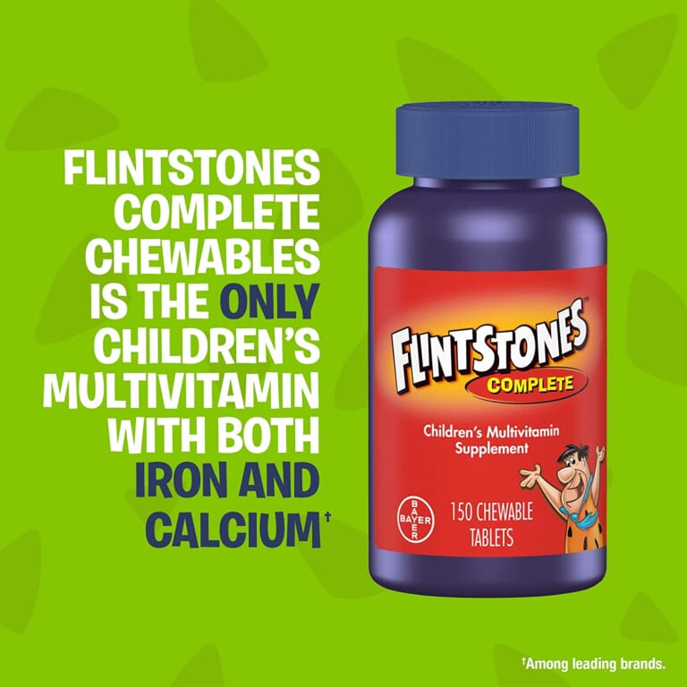 180 Count Flintstones Children’s Multivitamin Chewable Tablets as low as $7.55 Shipped Free (Reg. $17.49) – $0.04 per Tablet, 12K+ FAB Ratings!