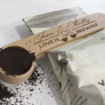 Custom Engraved Wood Coffee Scoop Bag Clip for just $12.99 shipped!