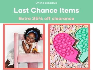 Claire’s Online Exclusive | 25% Off Clearance