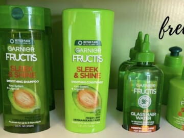 Garnier Coupon | FREE Fructis Sleek & Shine Glass Hair Water