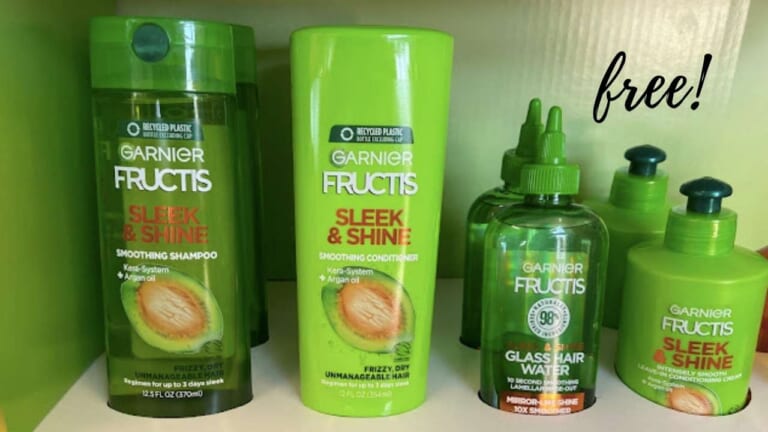 Garnier Coupon | FREE Fructis Sleek & Shine Glass Hair Water