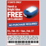 Free LED Worklight At Harbor Frieght Tools