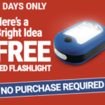 Free Ultra Bright LED Portable Worklight at Harbor Freight Tools!