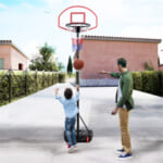 Give the Youngest of Athletes this FAB Wheeled Basketball Hoop to Practice their Skills, Just $64.99 + Free Shipping