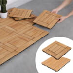 Get a FAB New Hardwood Floor Indoors or Outdoors with these Must have 27 Piece Snag Together Deck Tiles, Just $85.99 + Free Shipping!