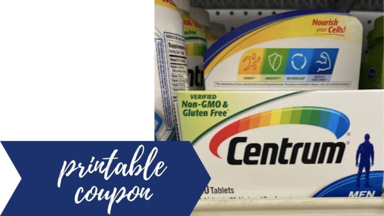 Centrum Coupon | Makes 100 ct. Multi-Vitamins $6.99