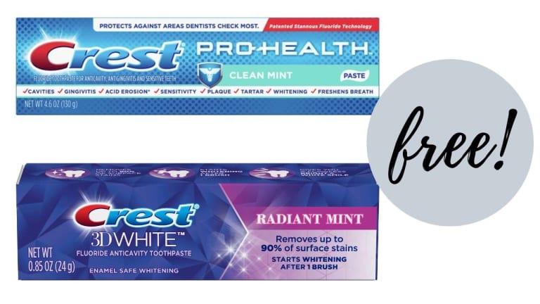 Get Up to 3 FREE Crest & Oral-B Items at Walgreens