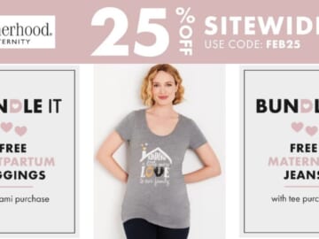 Motherhood Maternity | $30 Jeans & Tee Bundle+ 25% Off Sitewide