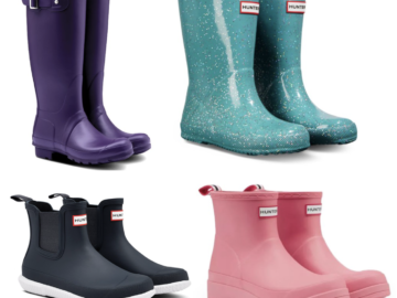 RARE Savings on Hunter Boots for the whole family!