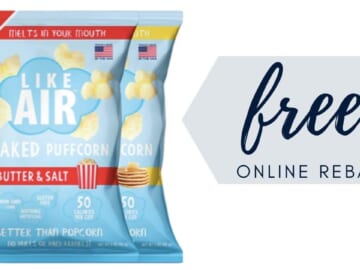 Like Air Puffcorn Rebate | Get a FREE Bag!