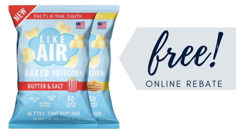 Like Air Puffcorn Rebate | Get a FREE Bag!