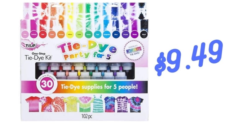 Tulip 15-Color Tie-Dye Kit for $9.49