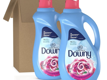 Downy Ultra Plus Liquid Laundry Fabric Softener 2-Pack for just $8.58 shipped!