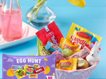 Kit Kat, Reese’s, Twizzlers, Rolo, Swedish Fish and Sour Patch 80-Piece Egg Stuffer Candy $11.59 (Reg. $16.09) | $0.15 each!