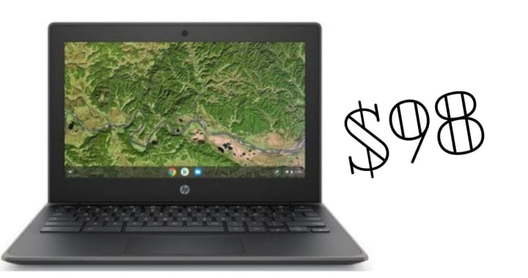 HP 11.6-Inch Chromebook for $98