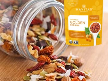 8 Servings Navitas Organics Goldenberries as low as $8.35 Shipped Free (Reg. $15.18 ) – $1.04/ Serving, FAB Rated! Organic, Non-GMO, Sulfite-Free