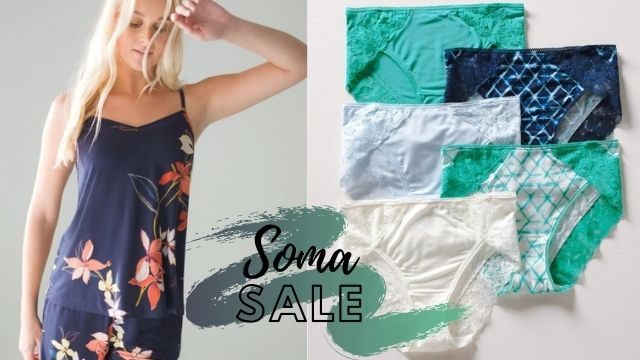 Soma Clearance Deals + 5 For $15 Panties