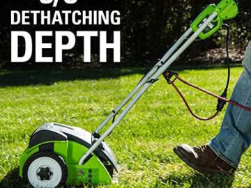 Greenworks 14-Inch 10 Amp Corded Dethatcher $129 Shipped Free (Reg. $199.99) – 11.8K+ FAB Ratings!