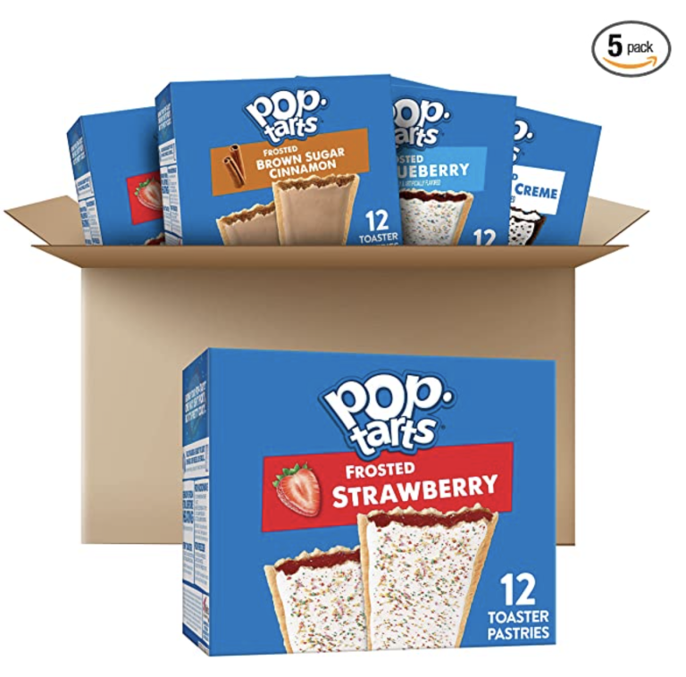 Pop-Tarts 5-Flavor Variety Pack, 60-Count for just $13.99 shipped!!