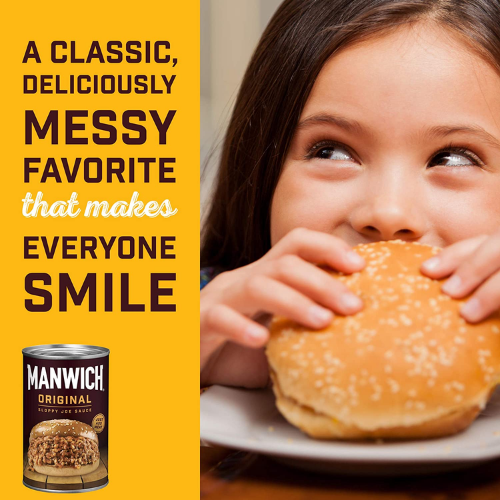 15 Oz Manwich Original Sloppy Joe Canned Sauce as low as $0.94 Shipped Free (Reg. $1) – FAB Ratings!