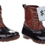 Josmo Boys Lace Up Duck Boots for $16.99