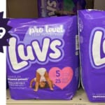 Luvs Diapers Jumbo Packs for $2.99 | Kroger Mega Deal