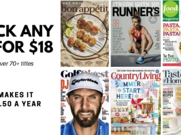 DiscountMags Offer | 4 Magazines for $18