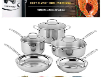 Today Only! Cuisinart 8-Piece Classic Stainless Set $98.99 Shipped Free (Reg. $159.99) – FAB Ratings!