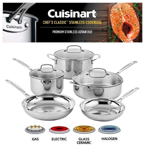 Today Only! Cuisinart 8-Piece Classic Stainless Set $98.99 Shipped Free (Reg. $159.99) – FAB Ratings!