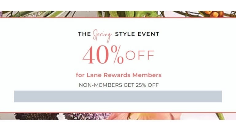 Lane Bryant | 40% Off Spring Style Event