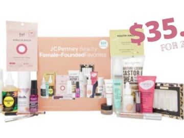 JCPenney Beauty Box 20 Pieces for $35.10