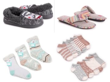 Muk Luks Socks & Slippers Sale: Up to 75% Off + Buy 2, Get 1 Free!