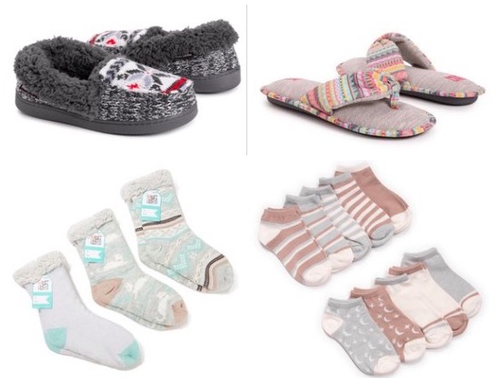 Muk Luks Socks & Slippers Sale: Up to 75% Off + Buy 2, Get 1 Free!