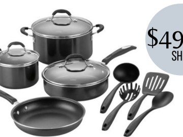 Cuisinart 11-Piece Cookware Set for $49.99 Shipped