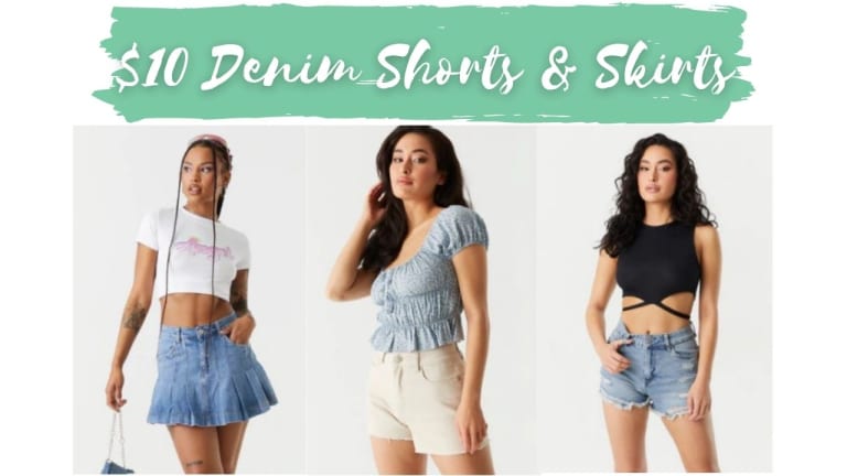 Charlotte Russe | $10 Denim Shorts & Skirts