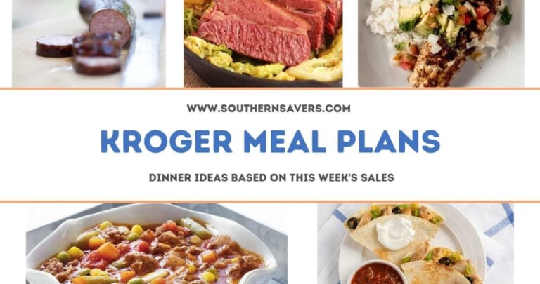 kroger meal plans 3/9