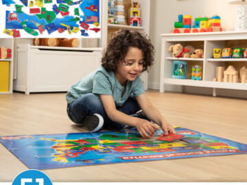 Melissa & Doug 51-Piece USA Map Floor Puzzle $6.16 (Reg. $14) – 9K+ FAB Ratings! BEST PRICE