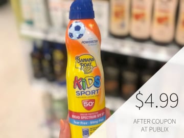 Get Banana Boat Suncare Products As Low As $5.29 At Publix – Regular Price $9.29