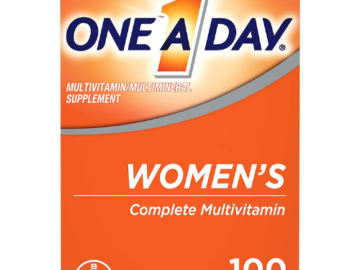 100-Count One A Day Women’s Multivitamin as low as $3.98 Shipped Free (Reg. $6.64) – FAB Ratings! 10K+ 4.7/5 Stars! | 4¢ each!