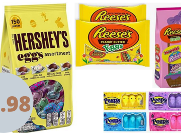 Hershey’s Chocolate and White Creme Eggs 150-Pieces for $9.98