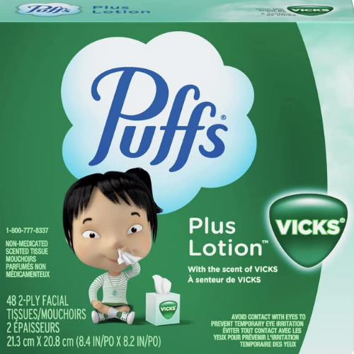 24-Pack Puffs Plus Lotion with Vicks Facial Tissues as low as $36.62 Shipped Free (Reg. $54) | $1.53 per Tissue Box! – 2K+ FAB Ratings!