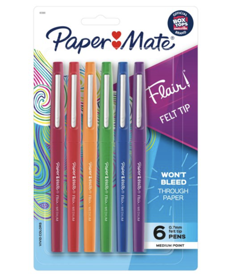 Paper Mate Flair Pens, 6-Pack for just $3.97!