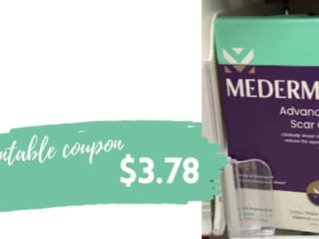 $3.78 Mederma Advanced Scar Gel | Save $11!