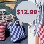 Striped Canvas Totes for $12.99